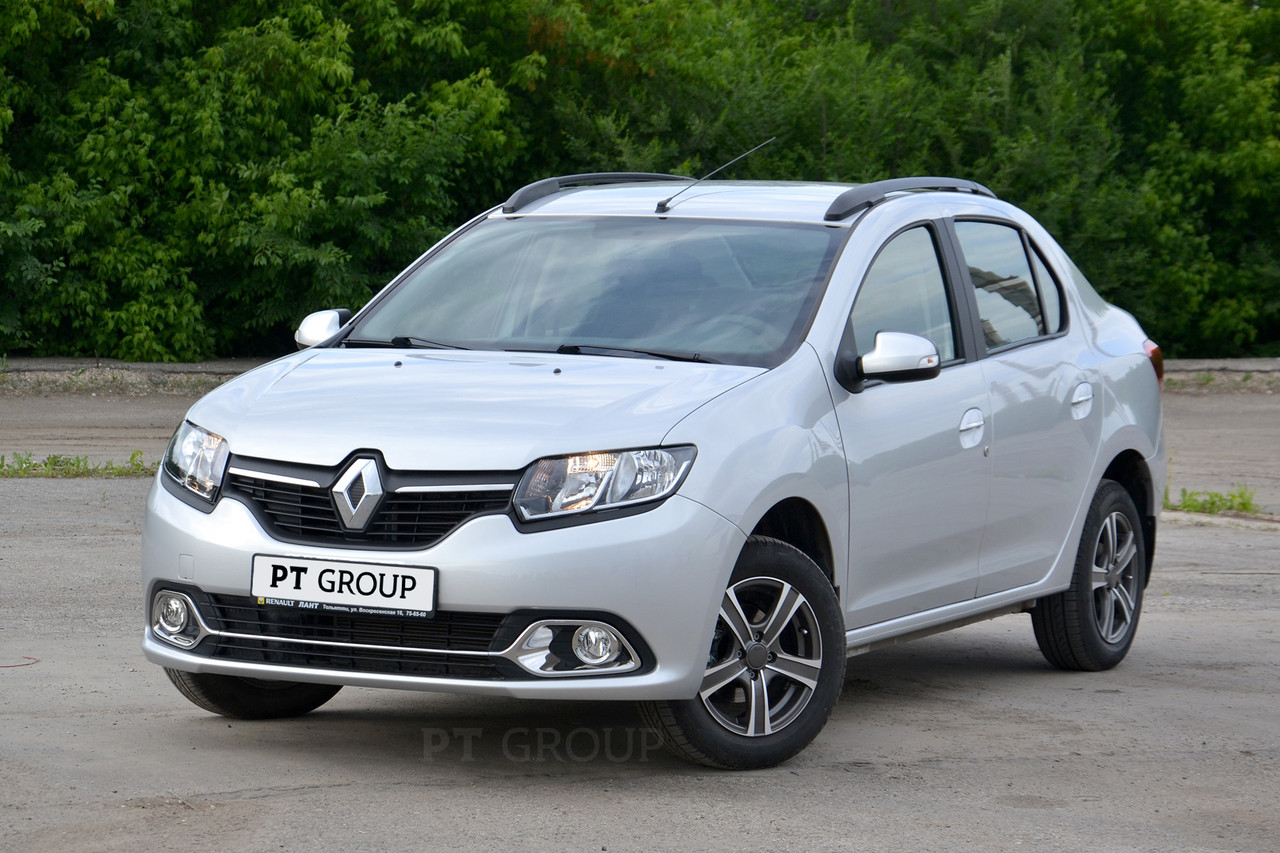 Рейлинги "Комфорт" Черный муар Renault LOGAN с 2014- - фото 3 - id-p98377750