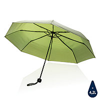 Компактный зонт Impact из RPET AWARE™, d95 см, зеленый; , , высота 56 см., диаметр 95 см., P850.587