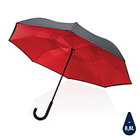 Двусторонний зонт Impact из RPET AWARE™ 190T, d105 см, красный, , высота 76 см., диаметр 105 см., P850.634