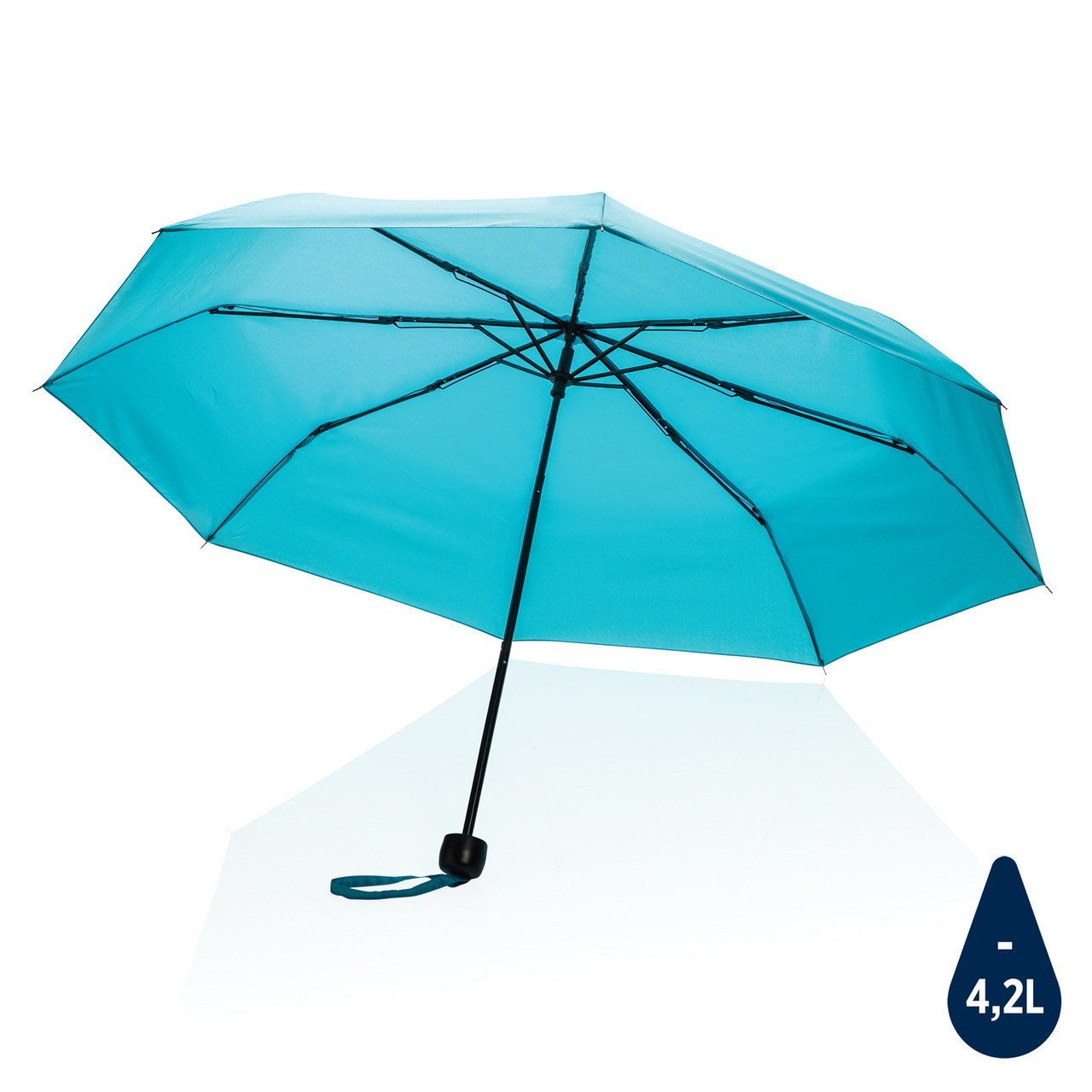 Компактный зонт Impact из RPET AWARE , d95 см, синий; , , высота 56 см., диаметр 95 см., P850.580 - фото 1 - id-p98379588