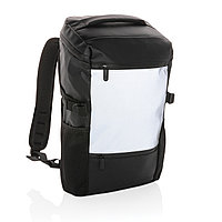 Рюкзак для ноутбука со светоотражающими вставками, 15.6", черный; , Длина 28 см., ширина 13 см., высота 45