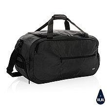 Спортивная сумка Swiss Peak из RPET AWARE™, черный, Длина 61 см., ширина 27 см., высота 31 см., P707.151