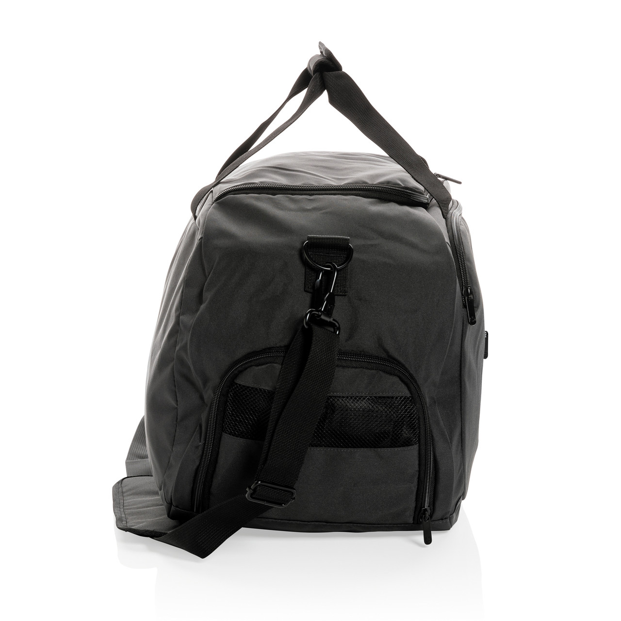 Спортивная сумка Swiss Peak из RPET AWARE , черный; , Длина 61 см., ширина 27 см., высота 31 см., диаметр 0 - фото 5 - id-p98379647