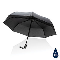 Автоматический плотный зонт Impact из RPET AWARE™, d94 см , черный, , высота 56,5 см., диаметр 94 см.,
