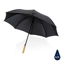 Плотный зонт Impact из RPET AWARE™ с автоматическим открыванием, d120 см, черный; , , высота 94 см., диаметр
