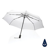 Автоматический плотный зонт Impact из RPET AWARE™, d94 см, белый, , высота 56,5 см., диаметр 94 см., P850.603