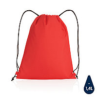 Плотный рюкзак на шнурке Impact из RPET AWARE , красный; , Длина 36 см., ширина 0,1 см., высота 44 см.,