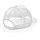 Бейсболка Impact c сеткой из переработанного хлопка AWARE™, 5 клиньев, 190 г, белый; , , высота 15 см.,, фото 5