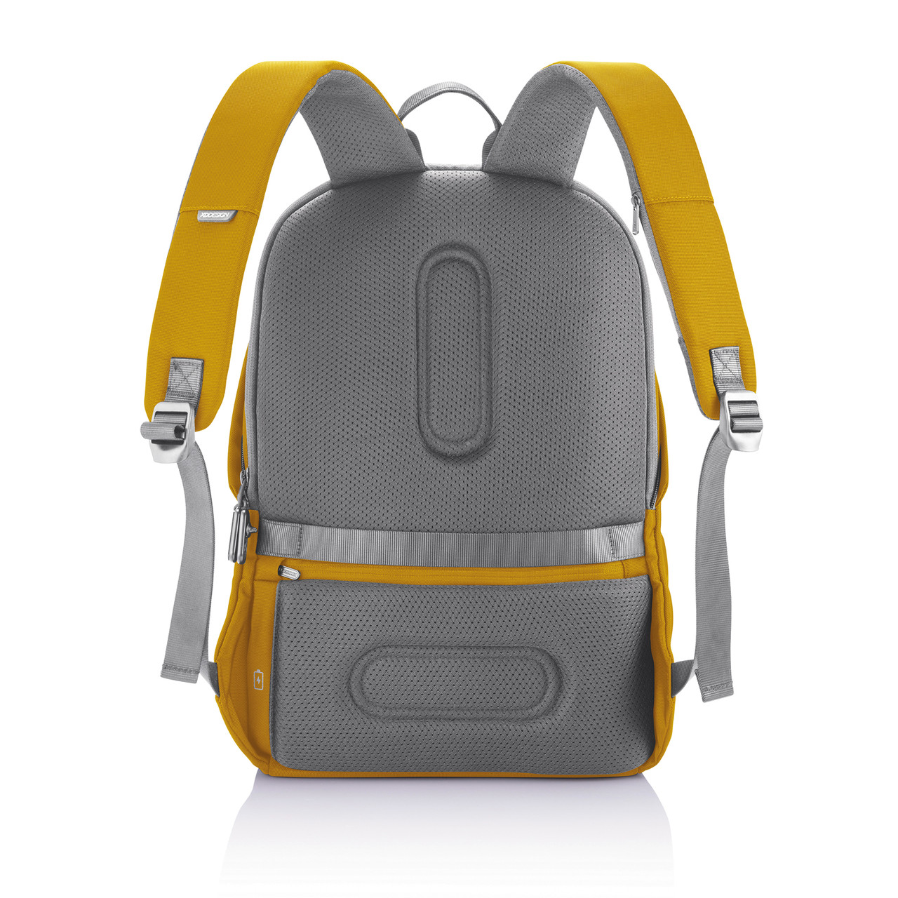 Антикражный рюкзак Bobby Soft, желтый; , Длина 30 см., ширина 18 см., высота 45 см., диаметр 0 см., P705.798 - фото 6 - id-p98379748