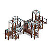 Детский игровой комплекс «Королевство» (Техно) ДИК 1.15.05-02 H=750, фото 3