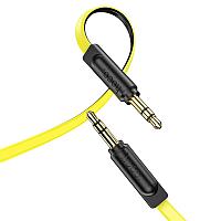 Аудио кабель Hoco UPA16 3,5 мм, желтый
