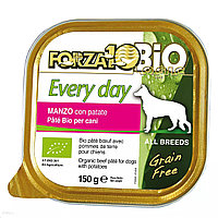 Forza10 Every Bio Manzo Patete 150 гр органический паштет из говядины с картофелем для взрослых собак
