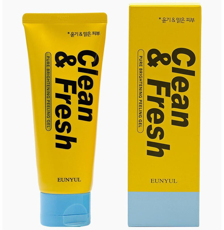 Eunyul Clean & Fresh Осветляющий пилинг-гель для лица Peeling Gel Pure Brightening / 120 мл.