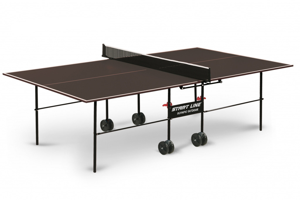 Влагостойкий теннисный стол Start Line Olympic Outdoor с сеткой - фото 4 - id-p4046820