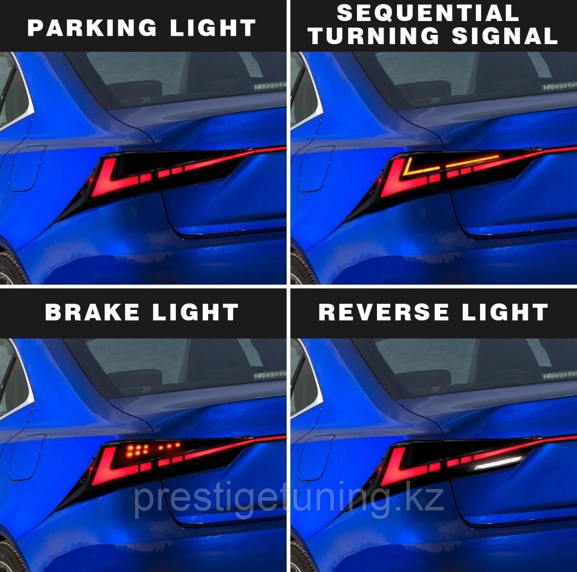 Задние фонари на Lexus IS 2013-20 тюнинг (Дымчатый цвет) - фото 7 - id-p98396648