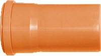 Труба ПП д110*500 (3.4мм) оранжевая