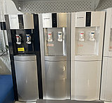 Кулер для воды ALMACOM WD-SHE-35BN ( НАПОЛЬНЫЙ, со шкафчиком электронное охлаждение и нагрев, серебро), фото 2