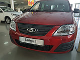 Зимняя заглушка решетки радиатора (ABS) LADA Largus FL 2019-, фото 4