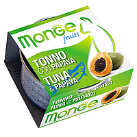 Monge Fruits 80г тунец с папайей Влажный корм для кошек с фруктами