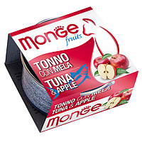 Monge Fruits 80г Тунец с яблоком Влажный корм для кошек с фруктами