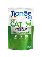 Monge GRILL 85г Кролик Влажный корм для кошек Coniglio Adult