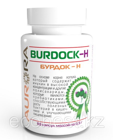 Бурдок-Н (Burdock-H), Аврора, 90 капсул