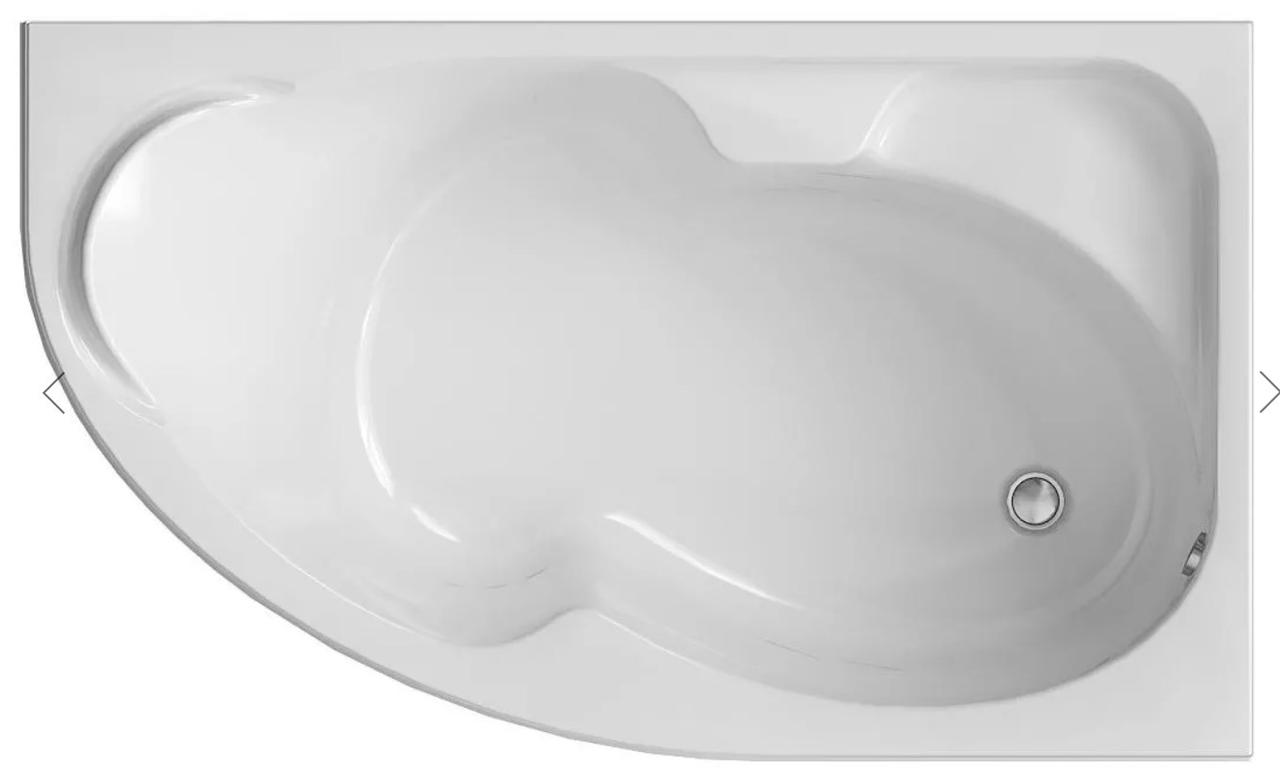Акриловая ванна Диана (170*900)(Правая) (Полный комплект) Ассиметричная. Угловая - фото 1 - id-p98399137
