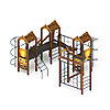 Детский игровой комплекс «Городок (Эко)» ДИК 2.01.3.04-02 H=1200, фото 3