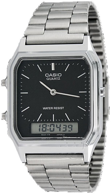 Электронные наручные часы Casio AQ-230A-1D. Оригинал 100%. Классика. Подарок. Унисекс - фото 1 - id-p98400018