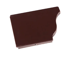 Заглушка желоба 120х86 левая (ПЭ-01-8017-0.5)