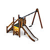 Детский игровой комплекс «Счастливое детство (Эко)» ДИК 2.01.03-02 H=1200, фото 3