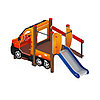 Детский игровой комплекс «Машинка с горкой 4» ДИК 1.03.1.04-01 Н 750, фото 2