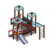 Детский игровой комплекс «Королевство» (Красное) ДИК 1.15.08-03, фото 4