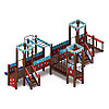 Детский игровой комплекс «Королевство» (Красное) ДИК 1.15.05-03, фото 2