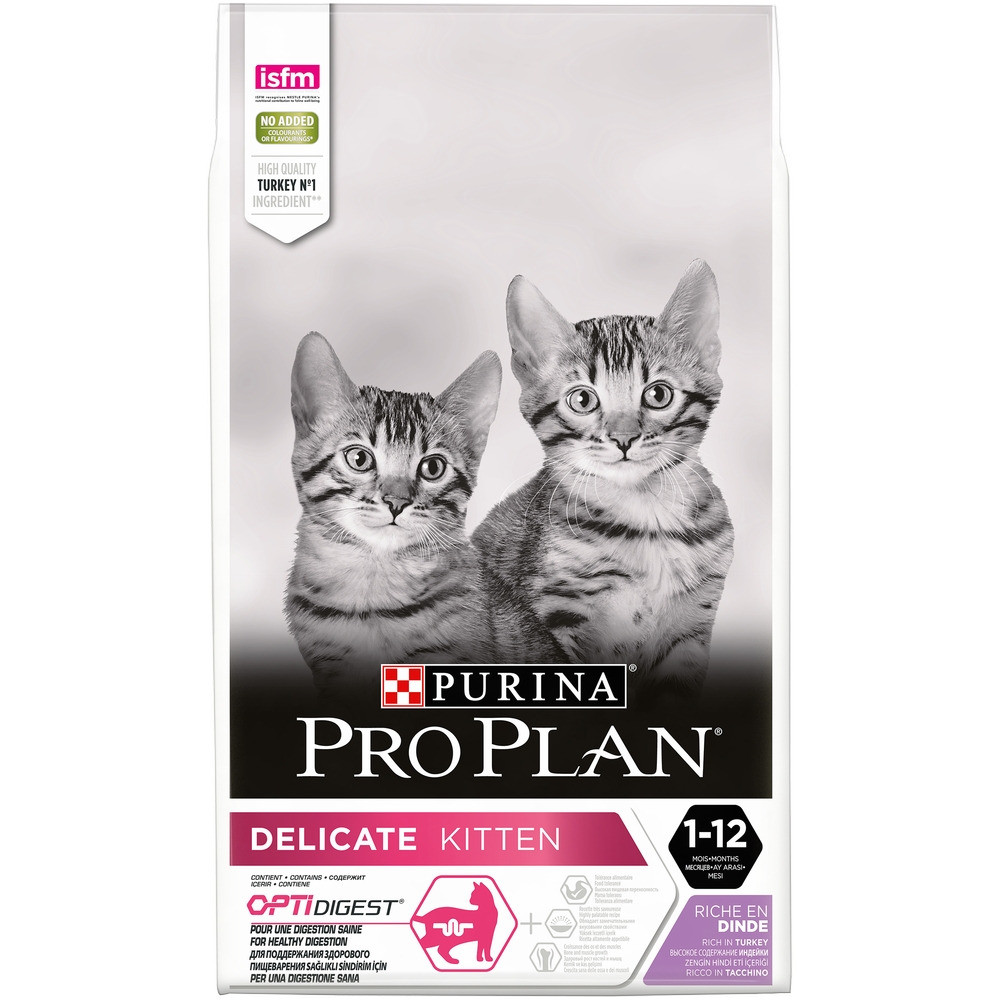 Сухой корм Purina pro plan kitten delicate для котят с чувствительным пищеварением с индейкой 1 кг Развес - фото 1 - id-p97863890