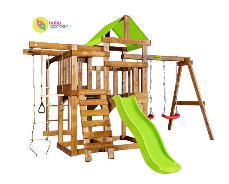 Детская игровая площадка Babygarden Play 7 (цвет в ассортименте) (Светло-зелёный) - фото 1 - id-p90434603