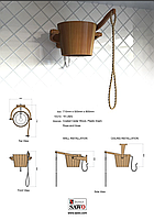 Ведро обливное SAWO 18л, фото 5