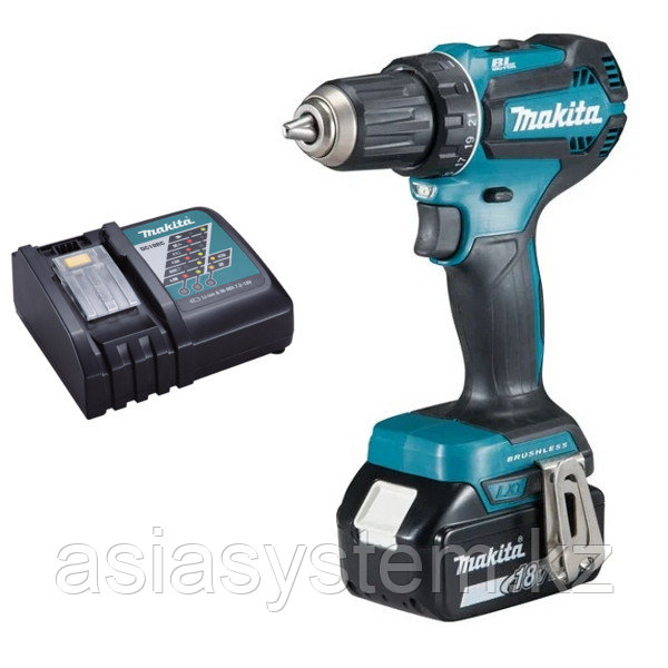 Дрель аккумуляторная Makita DDF485RF (3 Ач x 1 шт, Li-Ion, 18 В, кейс)