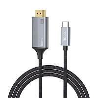 Hoco UA13 HDMI кабель на Type-C, черный, фото 1