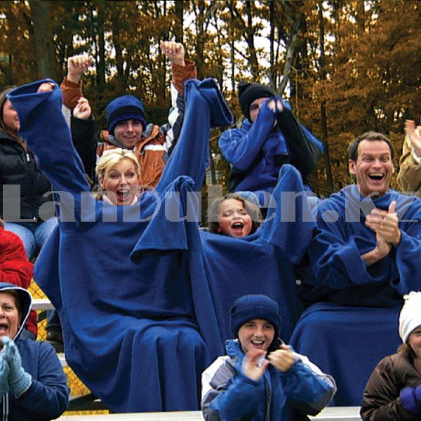 Плед с рукавами Снагги Бланкет (Snuggie Blanket) синий - фото 8 - id-p22397499