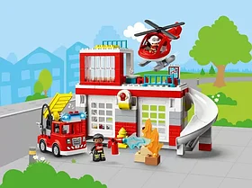 LEGO DUPLO 10970 Пожарная часть и вертолёт, конструктор ЛЕГО