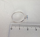 Кольцо из серебра с топазом SOKOLOV 92012038 покрыто  родием, фото 4