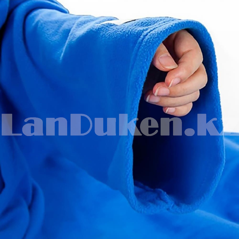 Плед с рукавами Снагги Бланкет (Snuggie Blanket) синий - фото 6 - id-p98424260