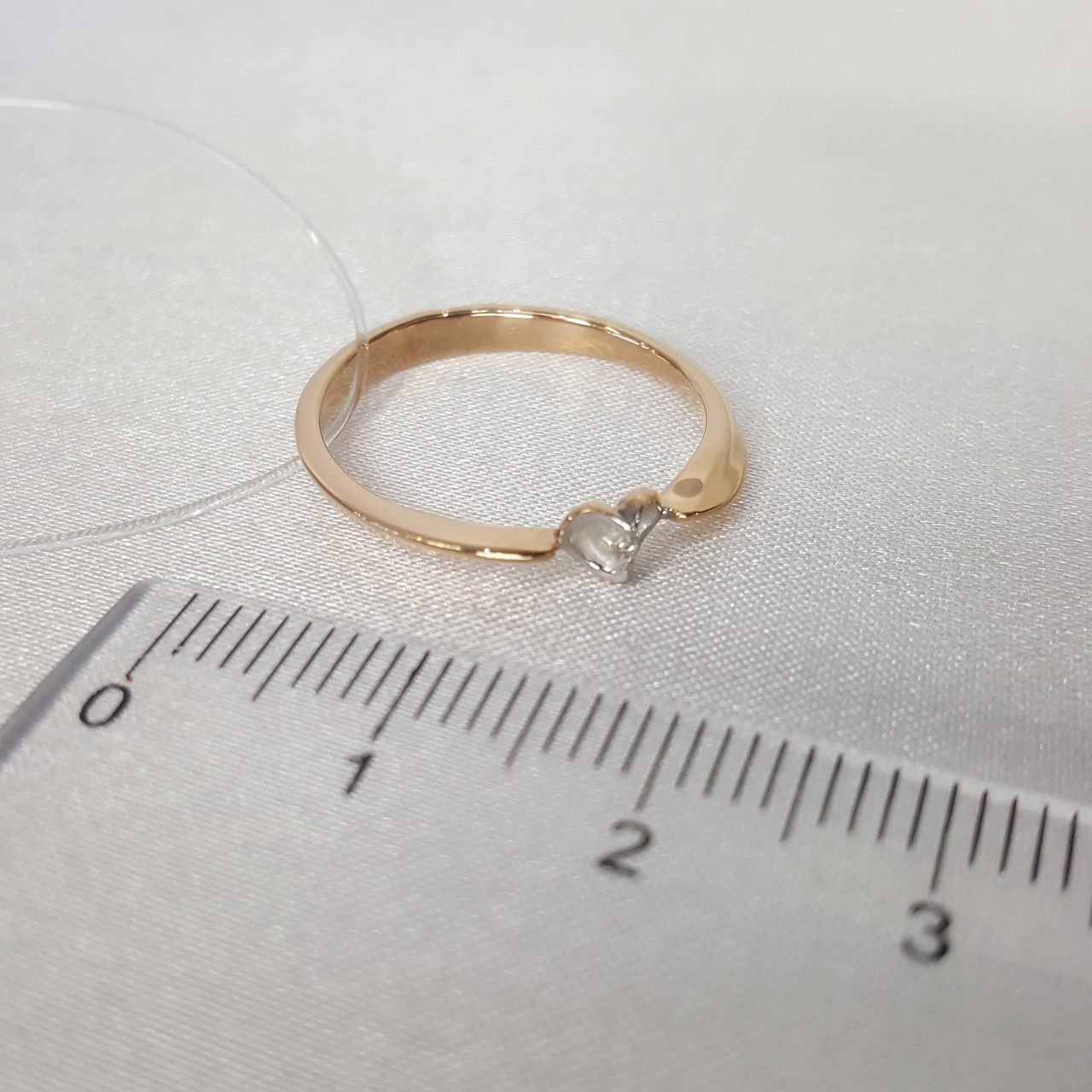Серебряное кольцо Бриллиант Aquamarine 060111.6 позолота - фото 4 - id-p93864865
