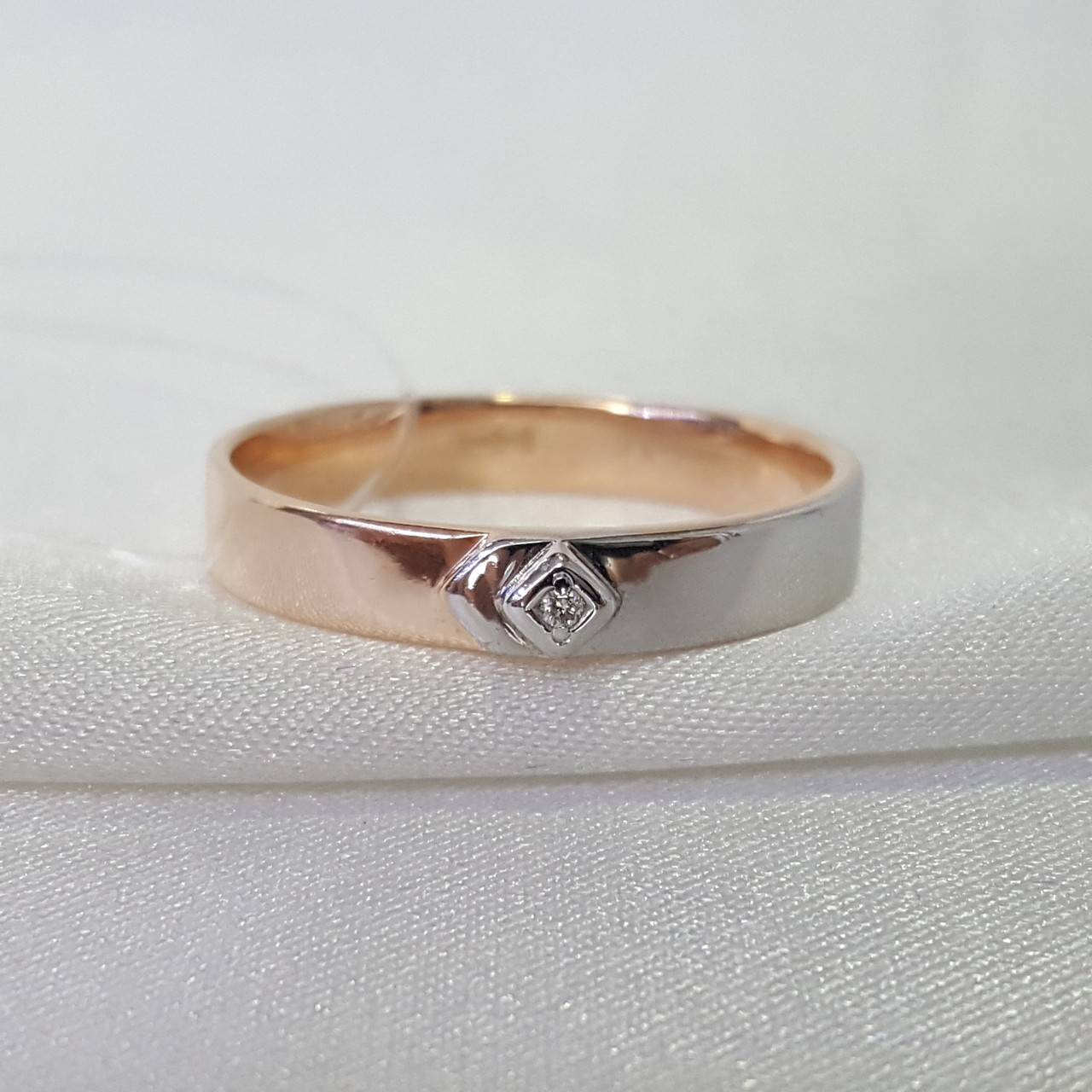 Серебряное кольцо Бриллиант Aquamarine 060107.6 позолота - фото 1 - id-p93864866