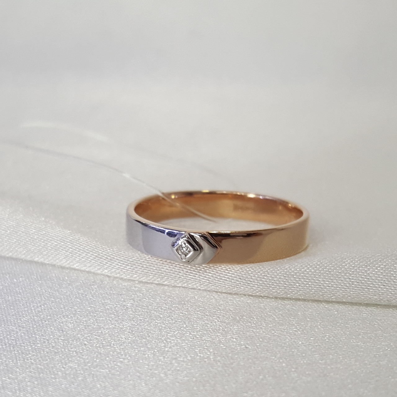 Серебряное кольцо Бриллиант Aquamarine 060107.6 позолота - фото 2 - id-p93864866