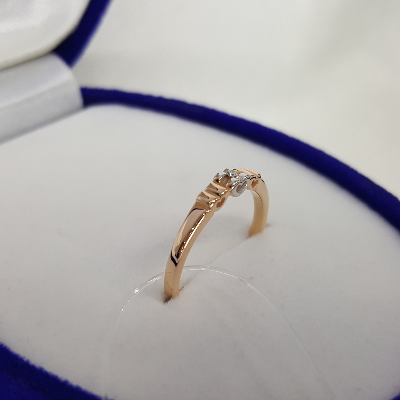 Серебряное кольцо Бриллиант Aquamarine 060128.6 позолота - фото 3 - id-p93864875