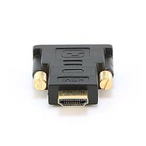 Переходник HDMI  DVI Cablexpert A-HDMI-DVI-1  19M/19M  золотые разъемы  пакет  черный