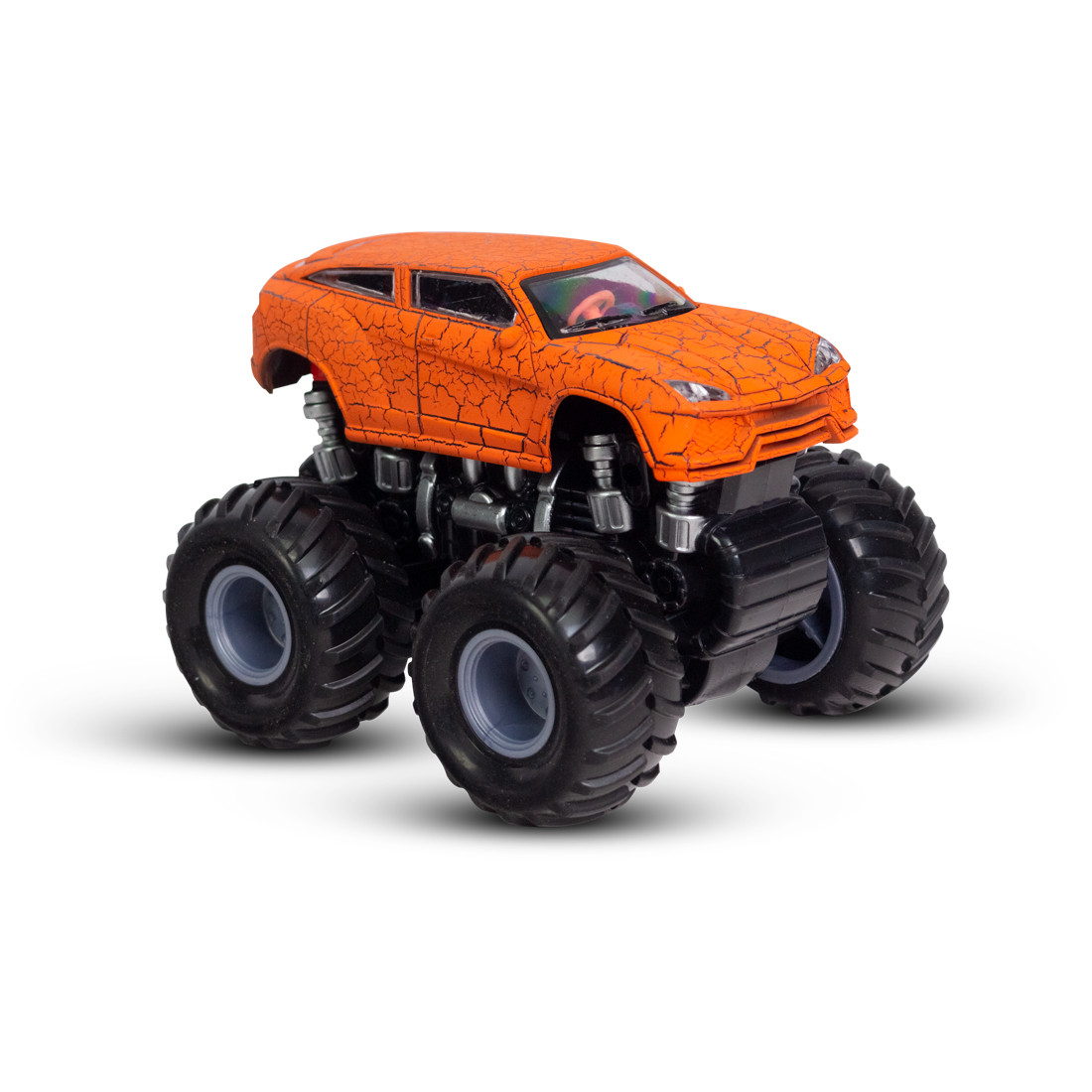 Инерционный внедорожник 12см X Game kids X7653 Серия OFF-ROAD Открытая упаковка Оранжевый кузов Цветная