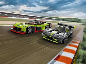 LEGO Speed Champions 76910 Aston Martin Valkyrie AMR Pro и Aston Martin Vantage GT3, конструктор ЛЕГО